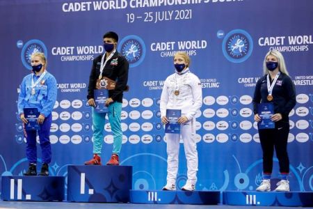 Priya Malik won Gold Medal in (73kg) World Cadet Championship in Hungry on 19-25 July 2021.  