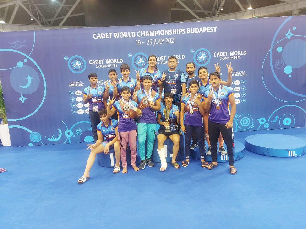 Priya Malik won Gold Medal in (73kg) World Cadet Championship in Hungry on 19-25 July 2021.  